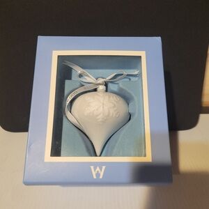 Wedgwood White Snowflake Hanging Ornament
